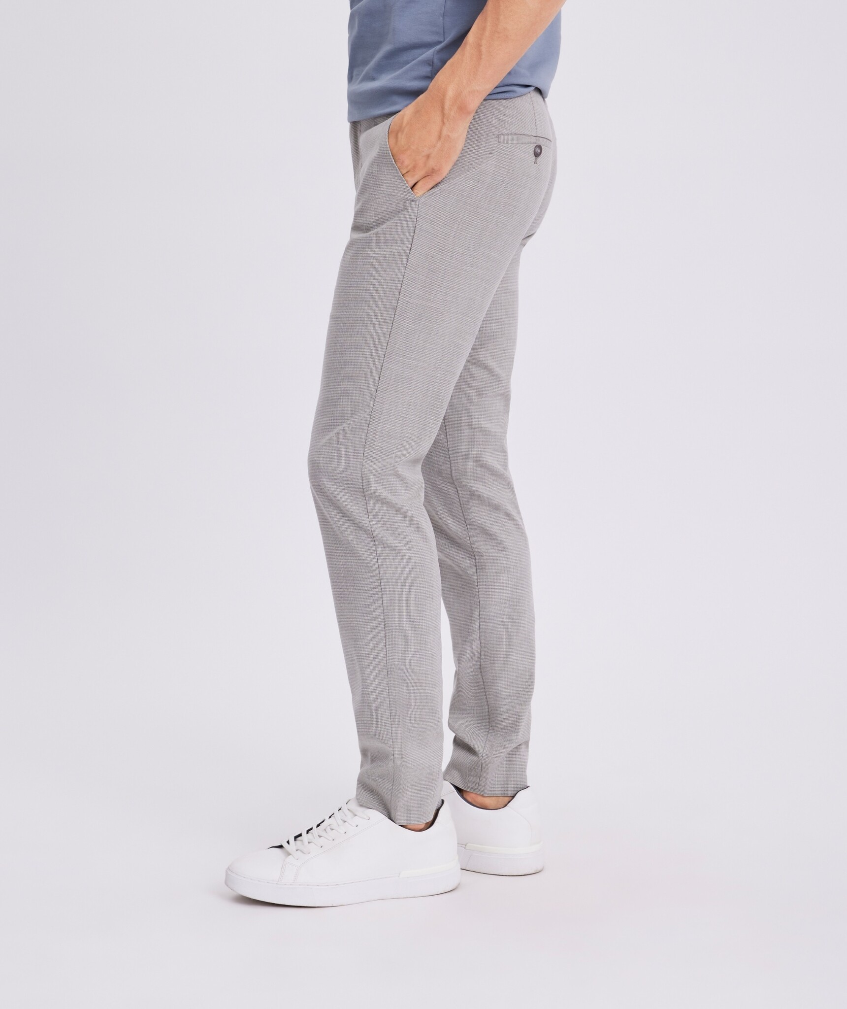 Plain Broek Plain 40300 JOSHPL 570 LIGHT ARMY MINI GRID