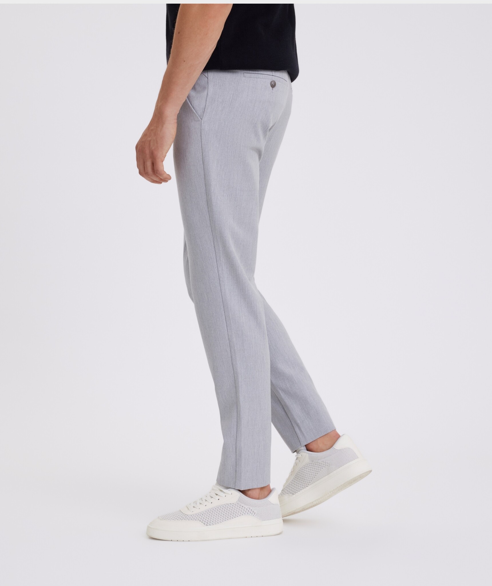 Plain Broek Plain 40438 JOSHPL 805 LIGHT GREY MELANGE