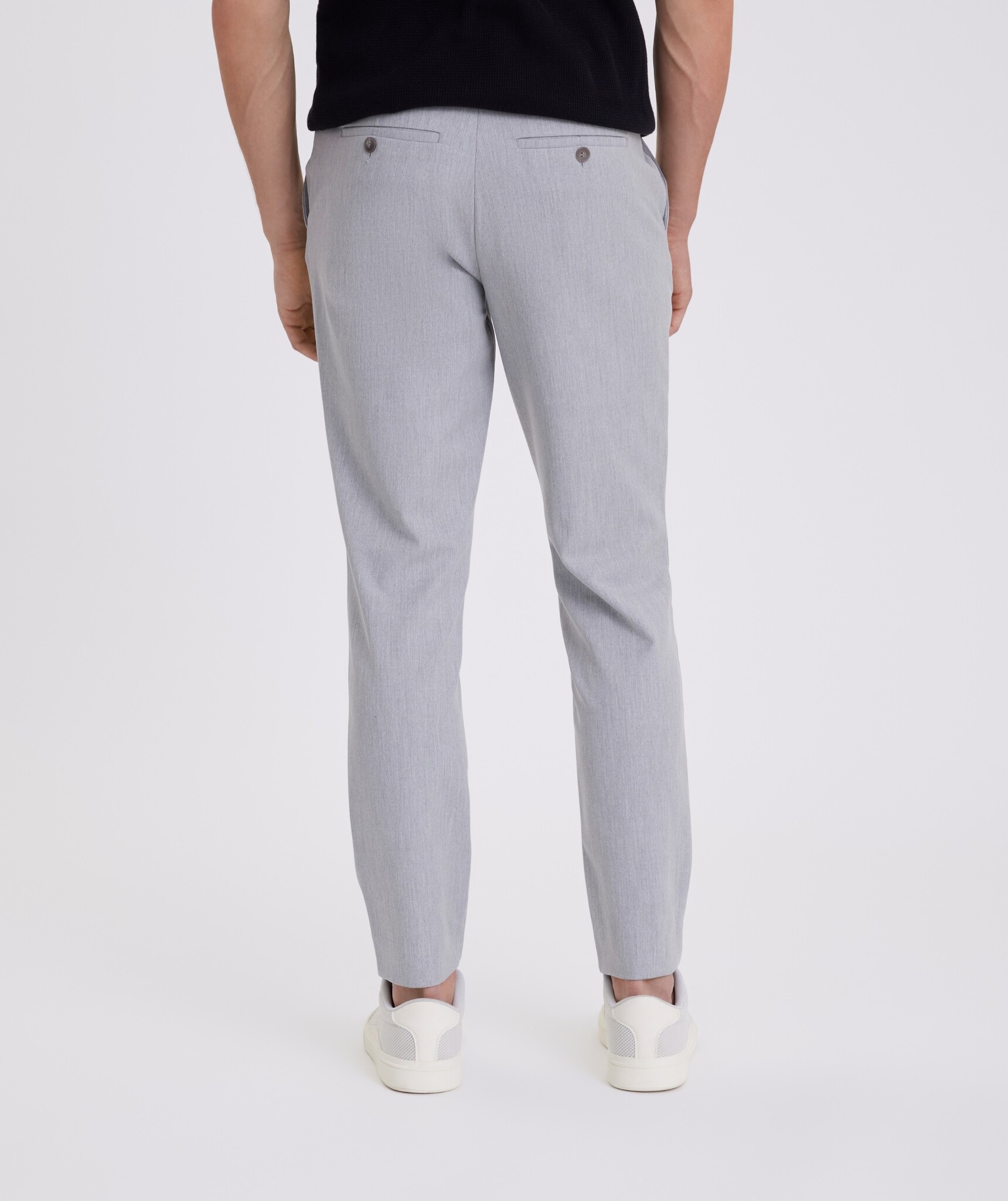 Plain Broek Plain 40438 JOSHPL 805 LIGHT GREY MELANGE
