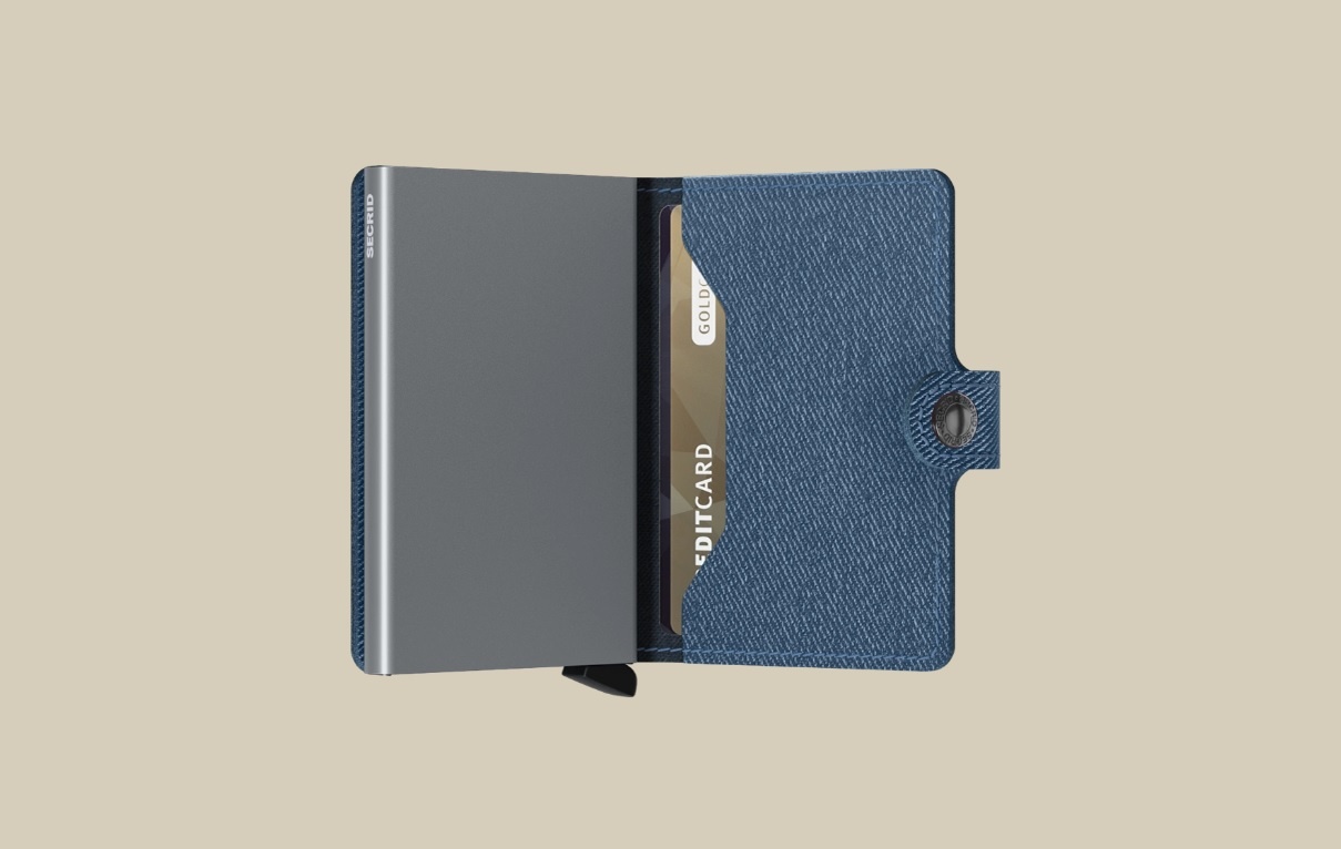 Secrid Portefeuille Secrid Miniwallet Twist Jeans Blue