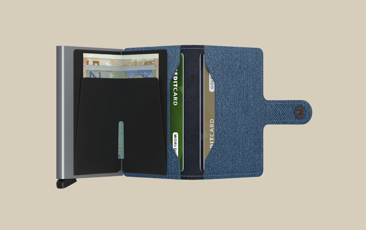 Secrid Portefeuille Secrid Miniwallet Twist Jeans Blue