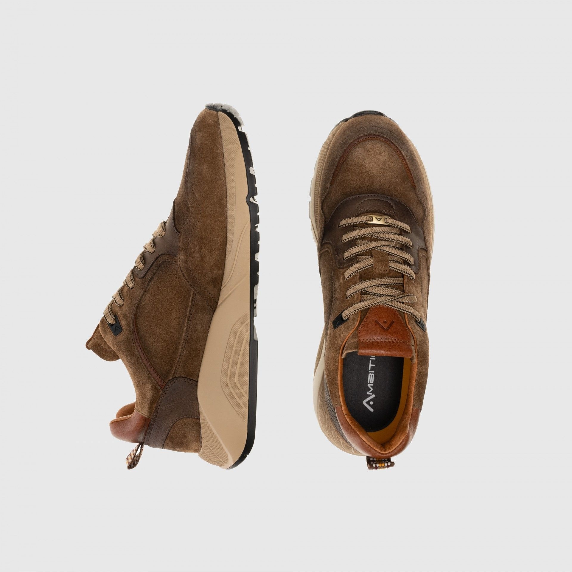 Ambitious Schoenen Ambitious 13422A-7132AM STRIDER TOBACCO
