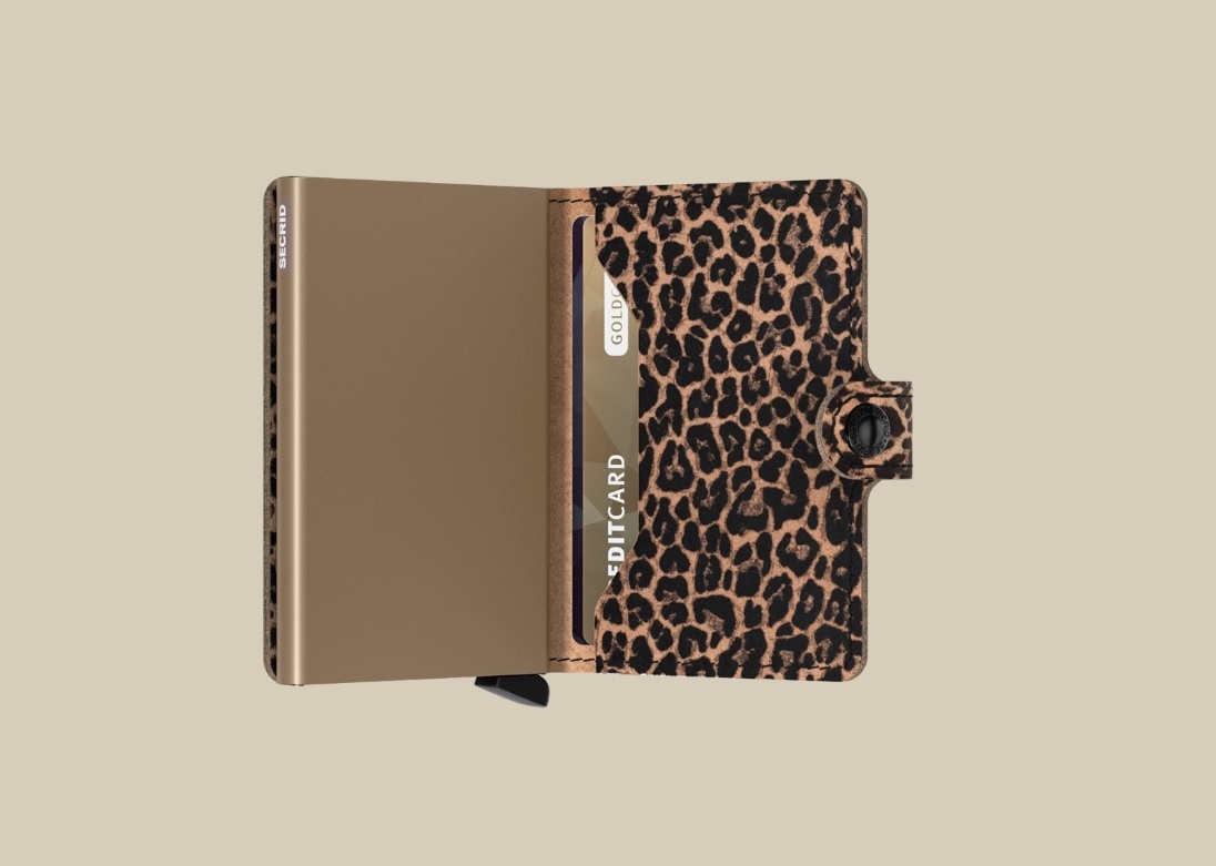 Secrid Portefeuille Secrid Miniwallet Leo Beige