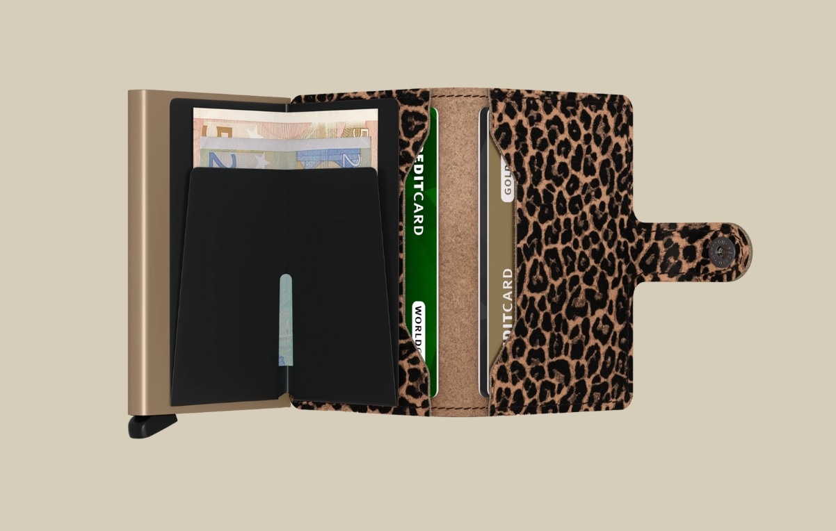 Secrid Portefeuille Secrid Miniwallet Leo Beige