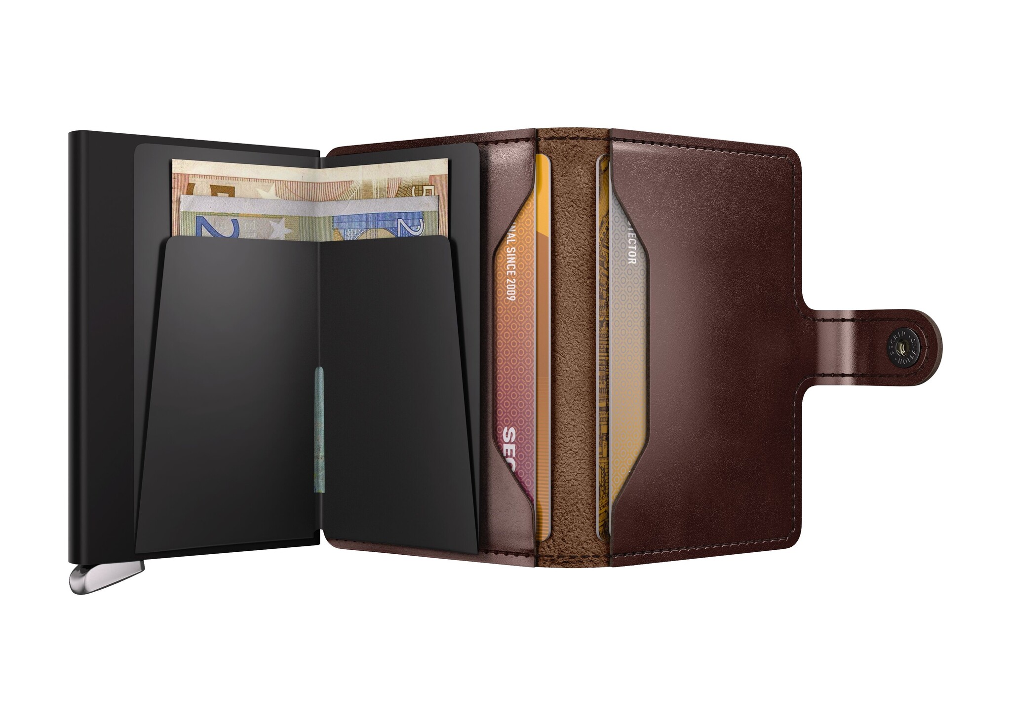 Secrid Portefeuille Secrid Premium Miniwallet Dusk Dark Brown +