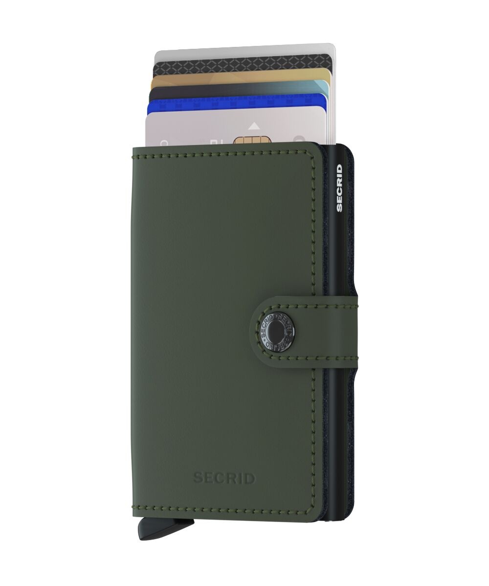 Secrid Portefeuille Secrid Miniwallet Matte Green-Black