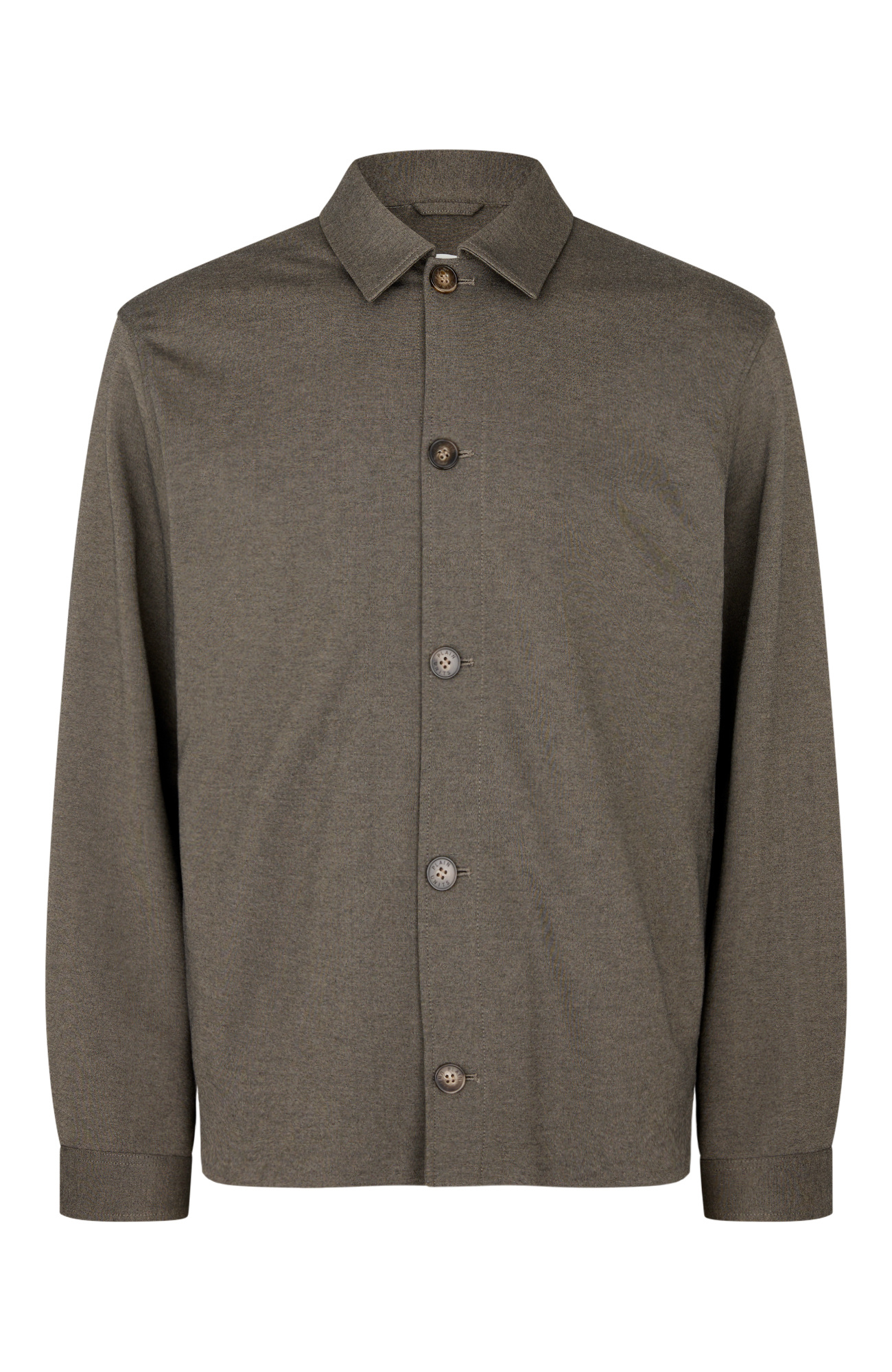 Plain Overshirt Plain 41348 MARKPL 139 ELM BARK