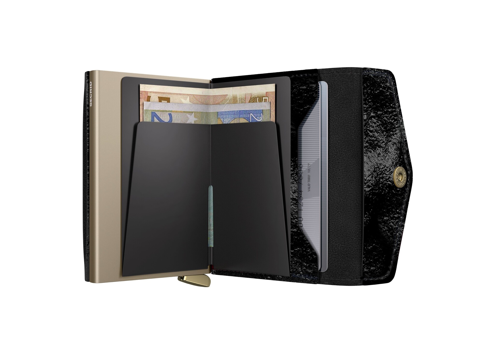 Secrid Portefeuille Secrid Premium Envelope Naplak Black +
