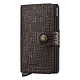 Secrid Portefeuille Secrid Miniwallet Palmellato Brown