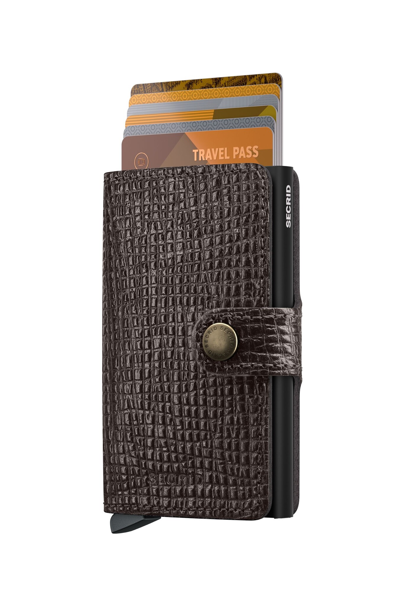 Secrid Portefeuille Secrid Miniwallet Palmellato Brown