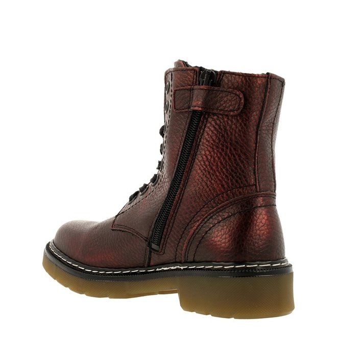 Biker Boots Red AOL501E6LGMLZNKB