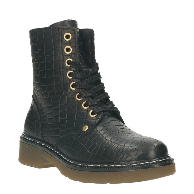 Biker-Boots Schwarz AOL501E6LGBLCRKB