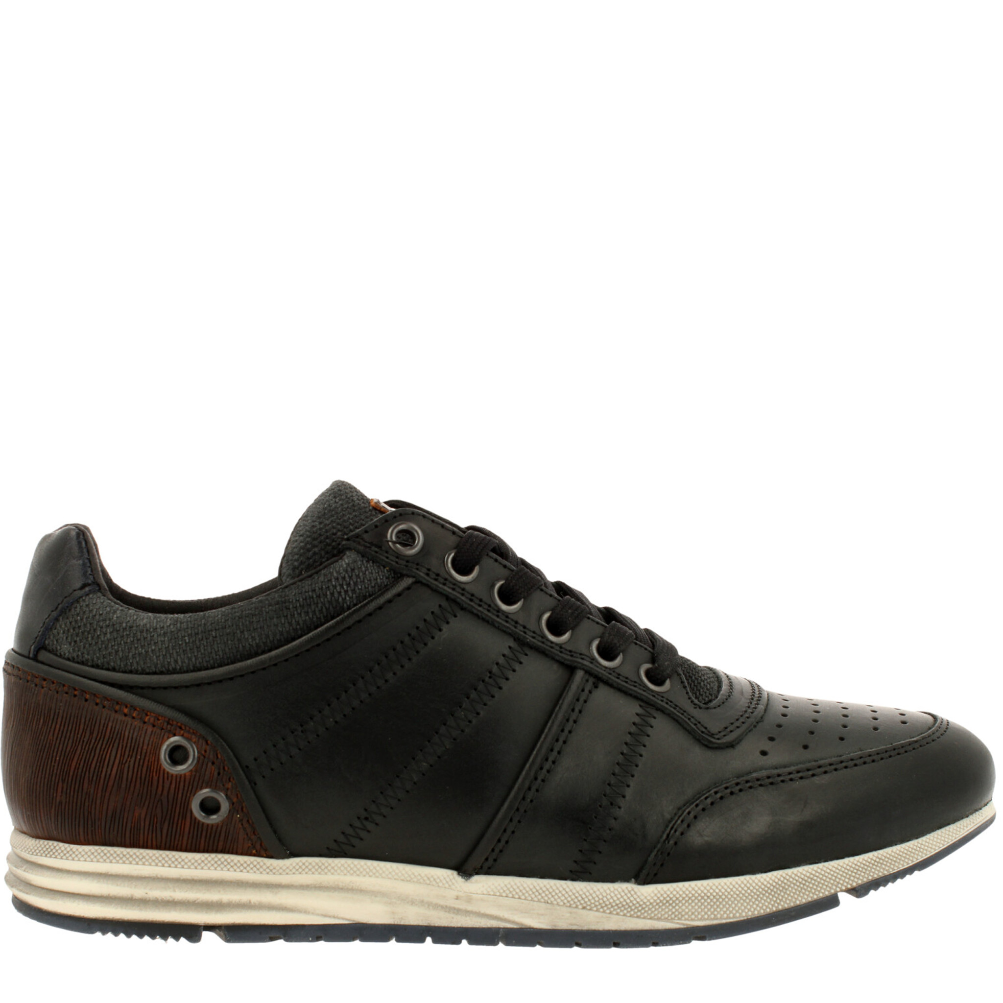 Bullboxer Casual Heren Sneaker Cognac - CityShoes.nl by Brossois