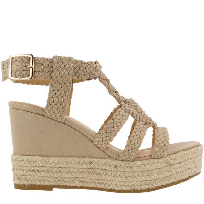 Wedge Heel Beige 175018F2T_PLTNTD