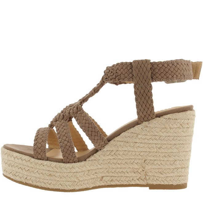 Wedge Heel Taupe 175018F2TATAUPTD