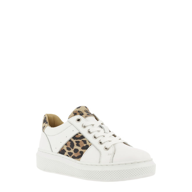 Sneaker Wit met Panterprint ALG001E5L_WNATKB