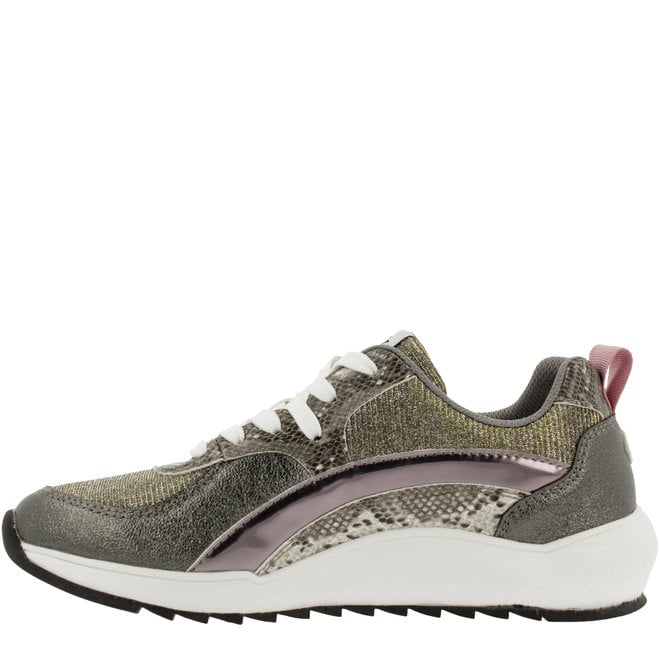 Sneaker Silver with Snakeprint 001000F5S_GYSNTD