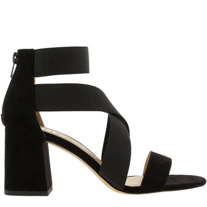 Sandal with Heel Black 041500F2T_BLCKTD