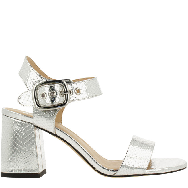 Silver Sandal with Heel 041002F2S_SLVRTD