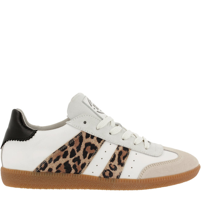 Sneaker Weiß mit Leoprint 930000E5L_MINKTD