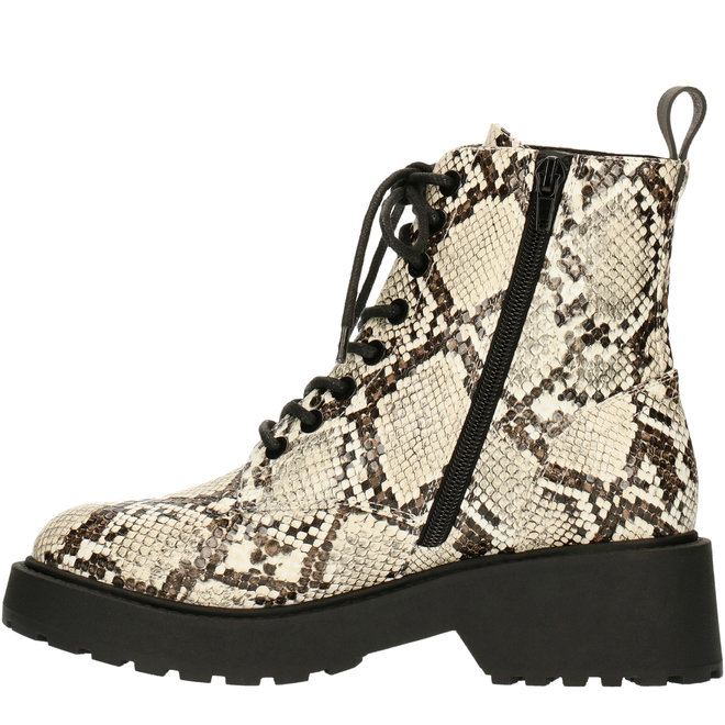 Biker-Boots Schlangenprint 020500F6S_OFWHTD