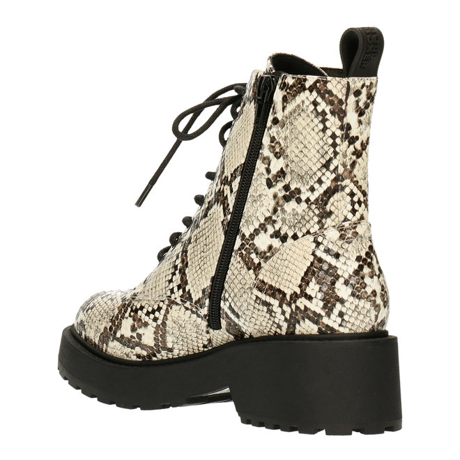 Biker-Boots Schlangenprint 020500F6S_OFWHTD