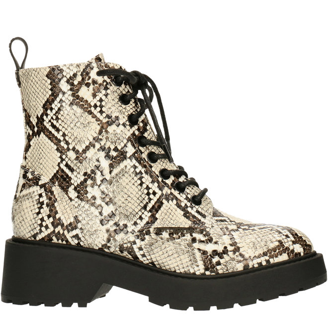 Biker Boots Snakeprint 020500F6S_OFWHTD