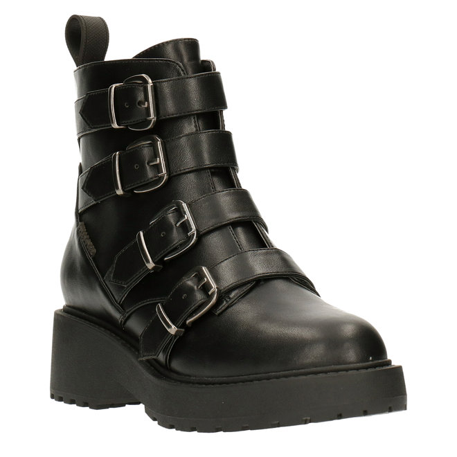 Biker-Boots Schwarz 020501F6S_BLCKTD