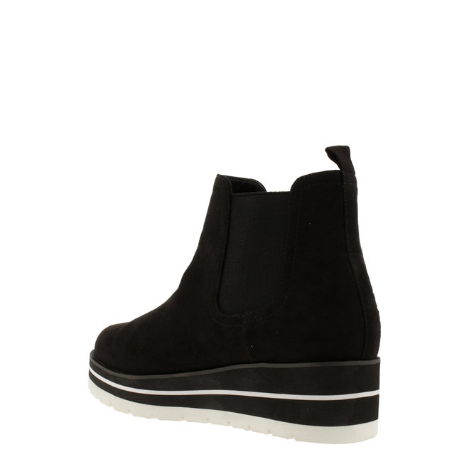 Ankle Boots Black with Wedgeheel 074524F6T_BLCKTD