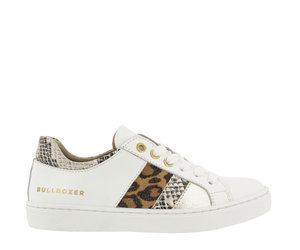 Sneaker Wit met Panter- en Slangenprint AHM031E5L_WONTKB - Bullboxer