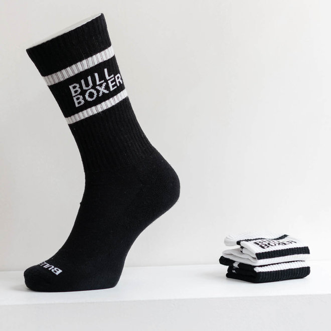Socken Frauen Schwarz/Weiß 2-pack