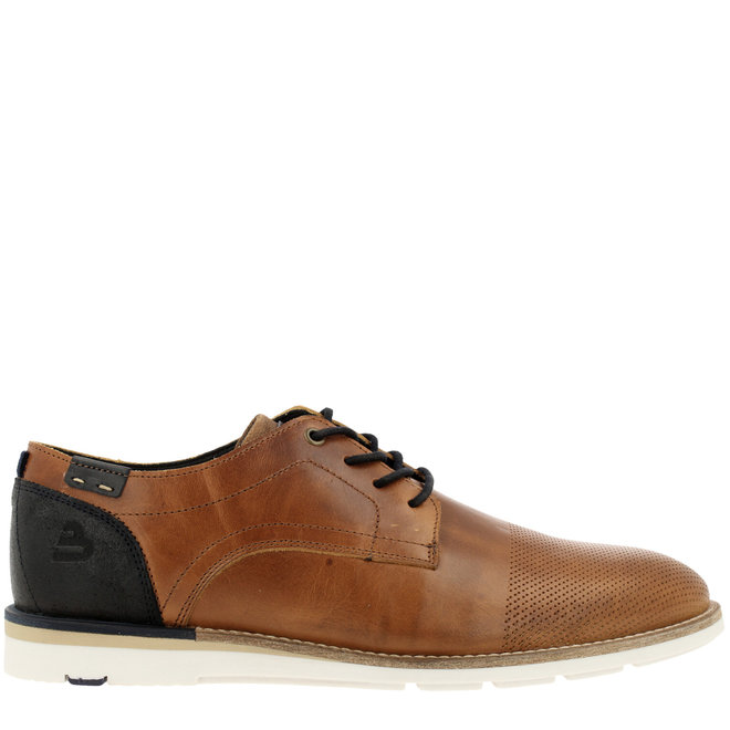 Veterschoenen Cognac