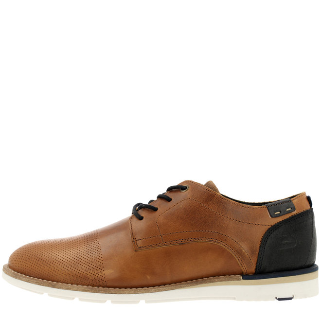 Veterschoenen Cognac