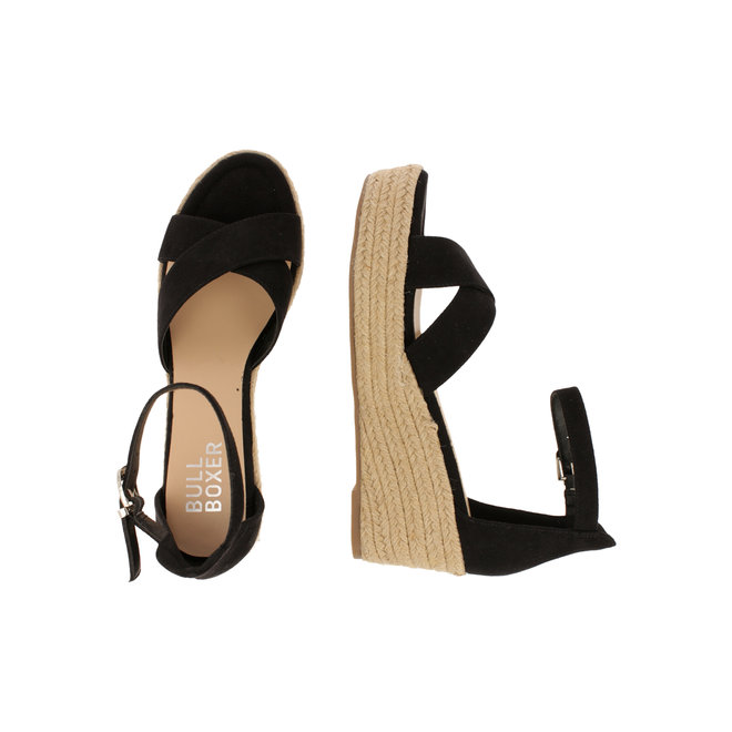 Wedge sandal Black 268003F2T_BKNTTD