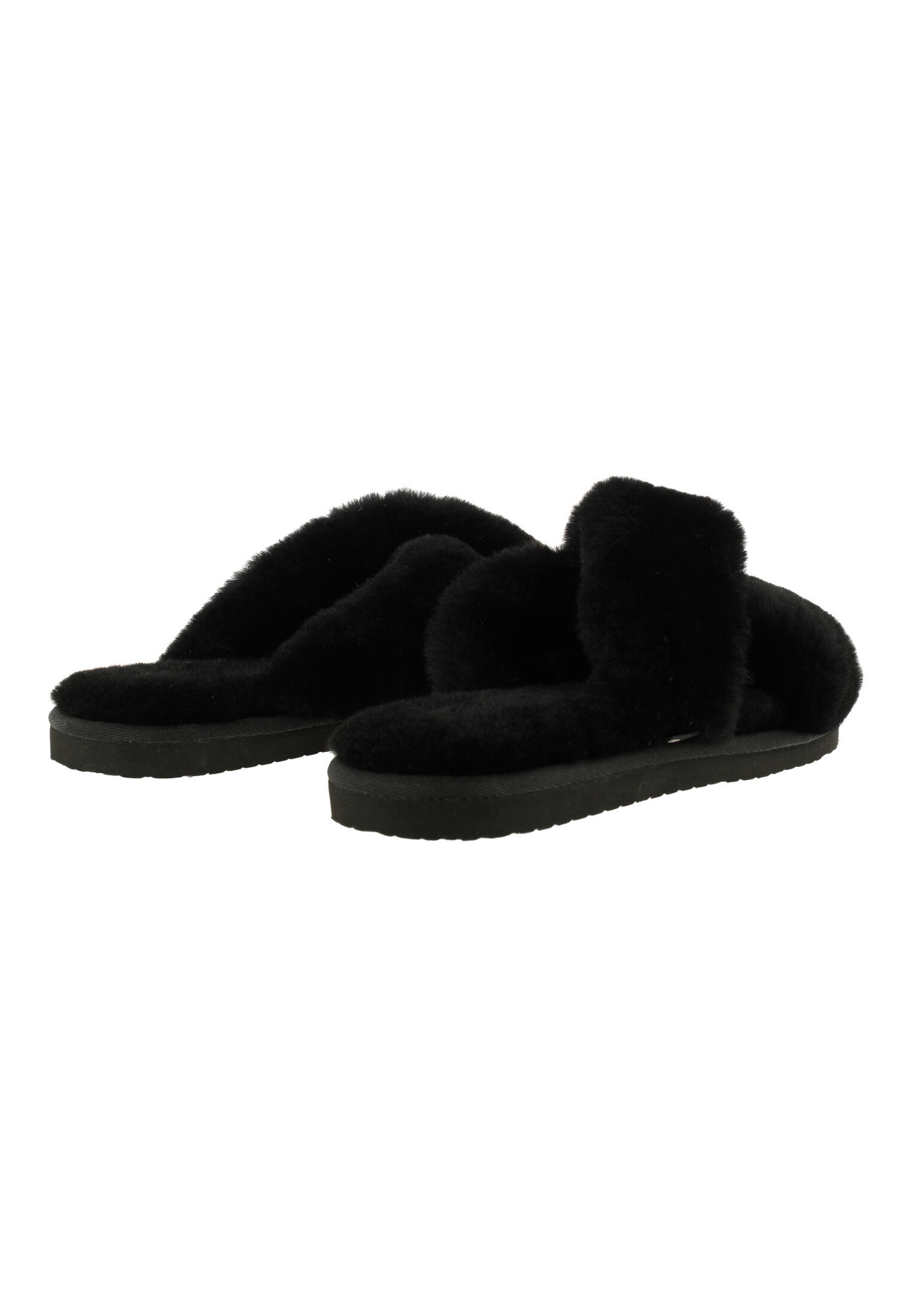 Buy VETEMENTS men black slippers with pink fur for $543 online on SV77,  UE51FL400P/2400