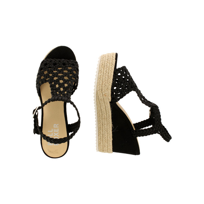 Wedge sandal Black 195034F2T_BKSTTD