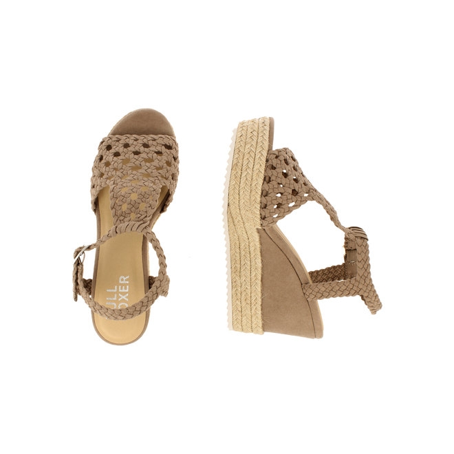 Wedge sandal Beige 195034F2T_DKTPTD