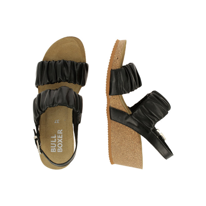 Wedge sandals Black 502006E2L_BLCKTD