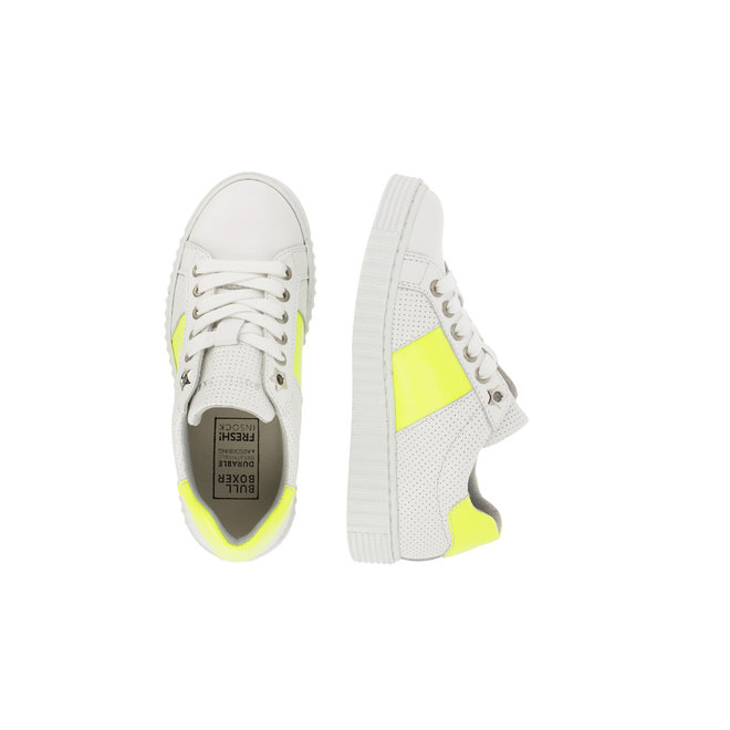Sneaker White Yellow AIB006E5LBWYNEKB