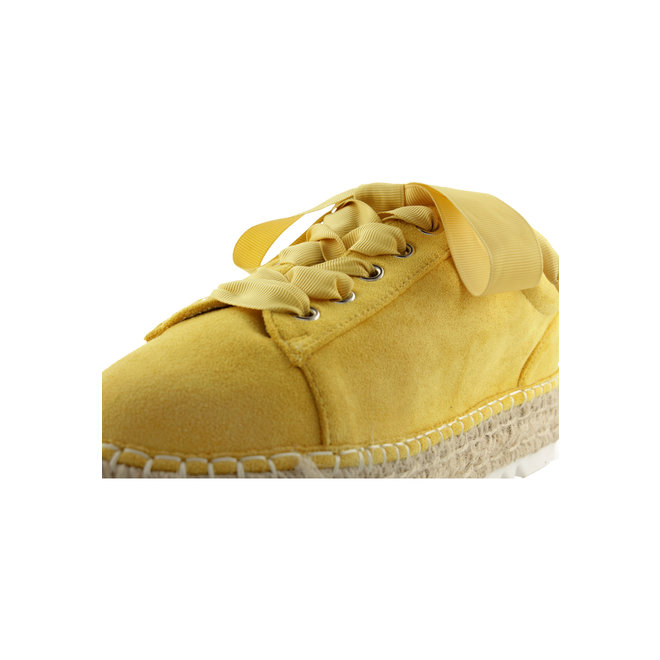 Espadrille with laces Yellow 155003F5T_ODYWTD