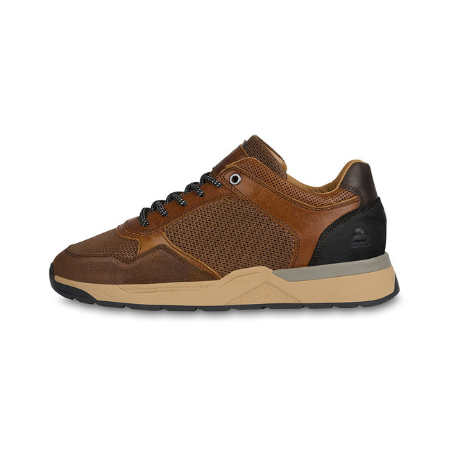 Sneaker laag Cognac