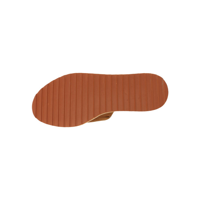 Pantolette flach Cognac 053002F1T_NUTTTD