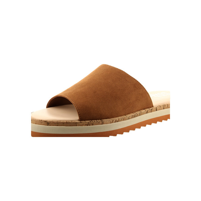 Pantolette flach Cognac 053002F1T_NUTTTD