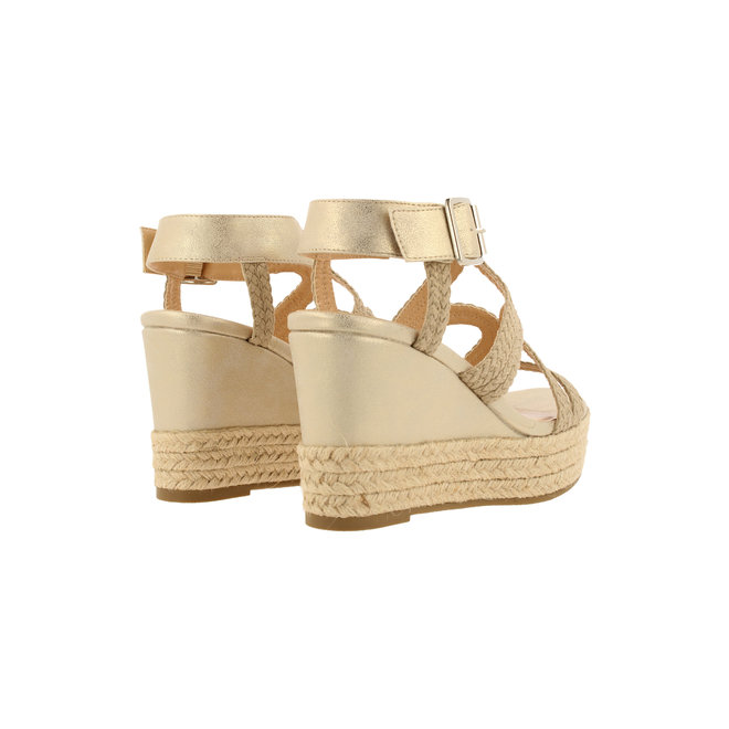 Wedge sandal Gold 175030F2S_PLTNTD