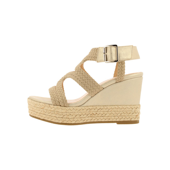 Sandalen met sleehak Goud 175030F2S_PLTNTD