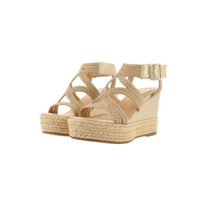 Wedge sandal Gold 175030F2S_PLTNTD