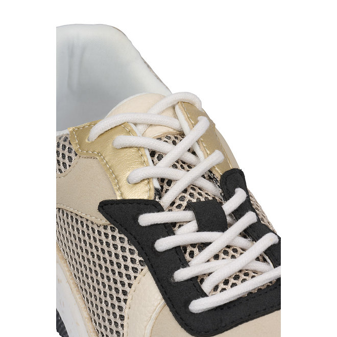 Sneaker Schwarz/ Sand 077034F5S_BLSDTD