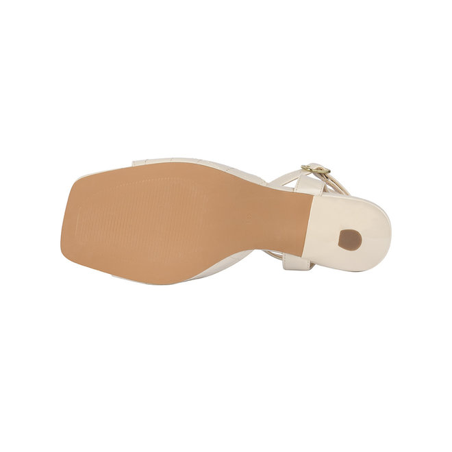Sandal with heel White 156000F2S_PUTTTD