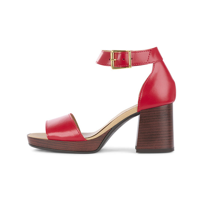 Sandal with heel Red 256000E2L_REDDTD