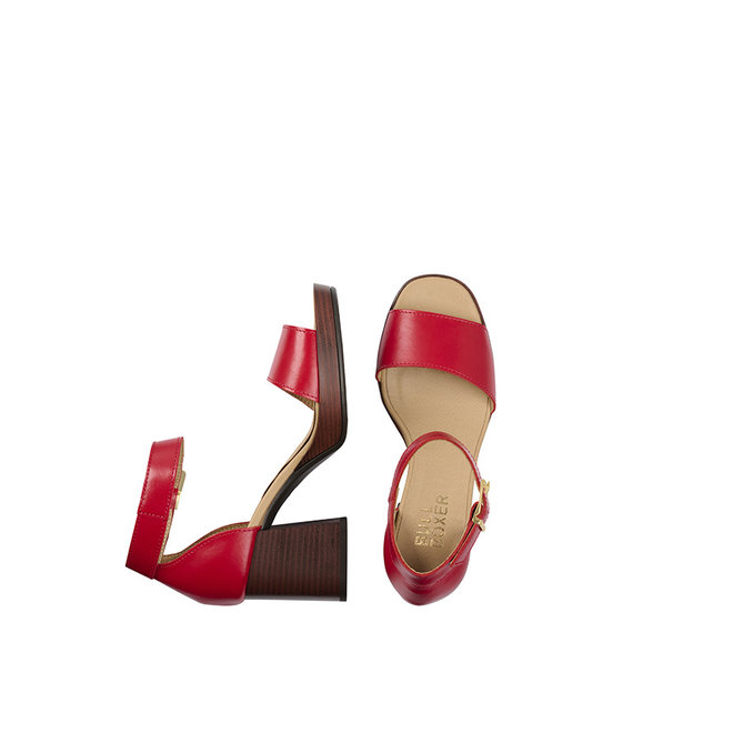 Sandal with heel Red 256000E2L_REDDTD